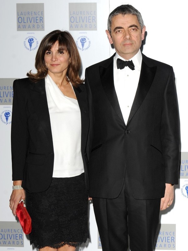Rowan Atkinson  s bývalou manželkou